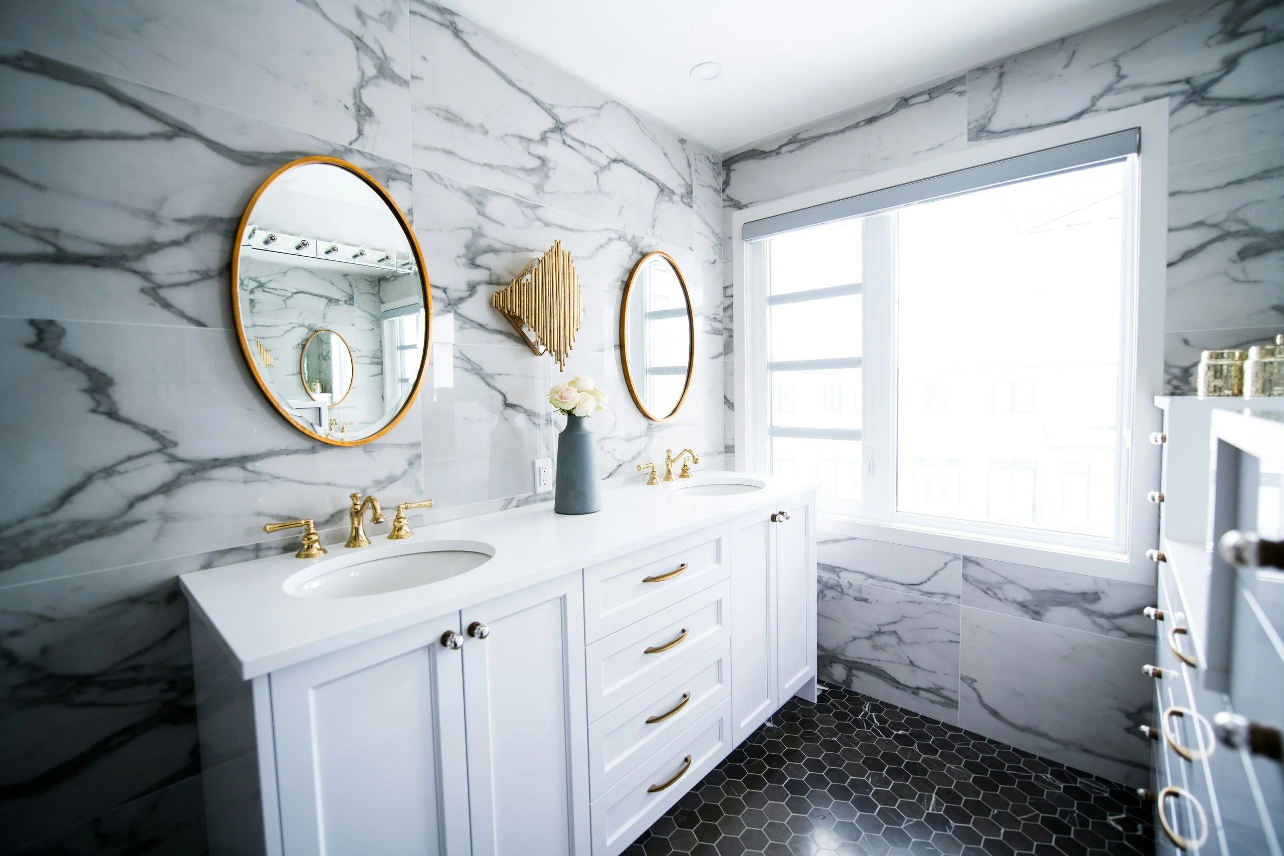 Modern luxury bathroom renovation